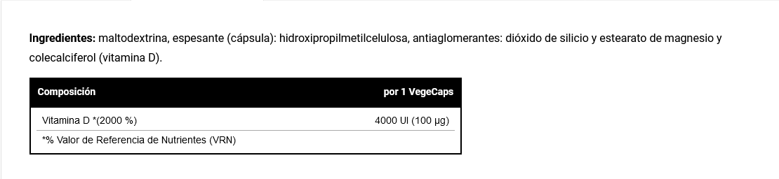 Vitamin D3 4000 Vitobest