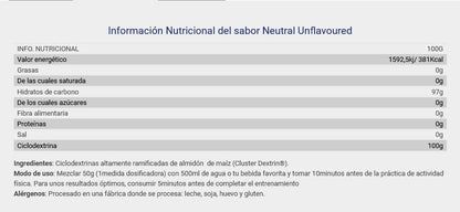 CLUSTER DEXTRIN ULTRA PURE 1kg