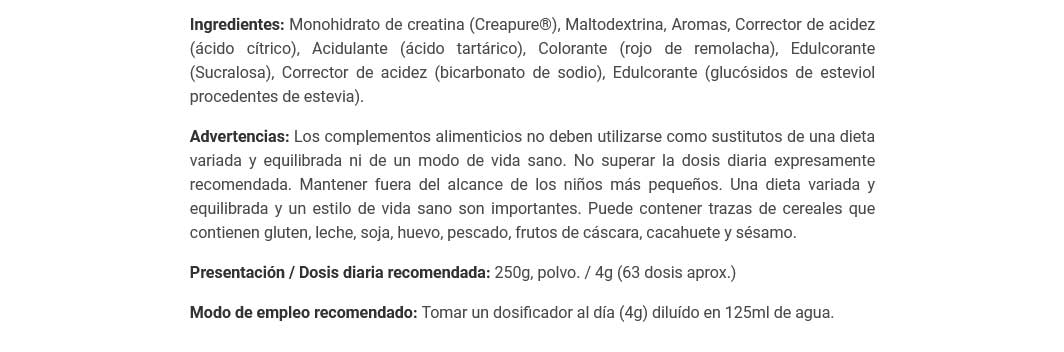 CREABIG CREAPURE 250gr